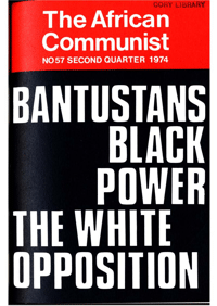 The African Communist No 57, Second Quarter 1974