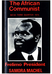 The African Communist No 62, Third Quarter 1975