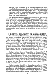 Editorial notes: A rotten remnant of colonialism
