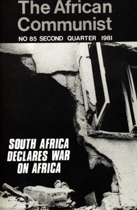 The African Communist No 85, Second Quarter 1981