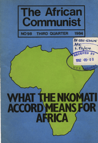 The African Communist No 98, Third Quarter 1984
