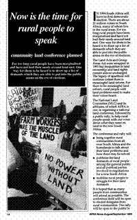 Now is the time for rural people to speak