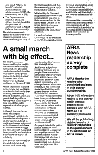 A small march with big effect