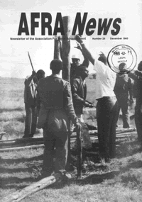 Afra News Number 25 December 1993