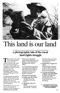 This land is our land: a photographic tale of rural land rights struggle