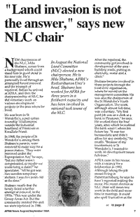 Land invasion is not the answer, says new NLC chair