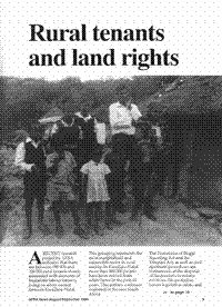 Rural tenants and land rights