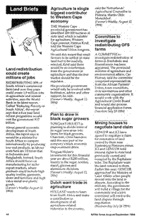 Land briefs