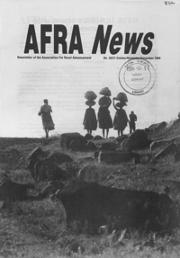 Afra News Number 30/31 October/November/December 1994