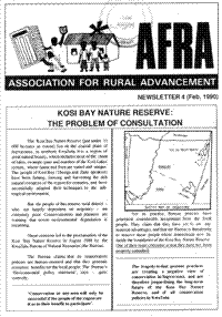 Kosi Bay Nature Reserve - the problem of consultation