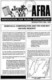Afra Newsletter Number 5 1990