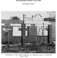 Steincoalspruit in 1981: physical decay after the tenants were moved to a resettlement camp in 1977/8
