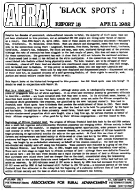 Afra Report Number 15 April 1982