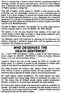 Who deserves the death sentence?