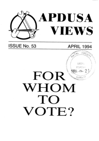 Apdusa Views April 1994