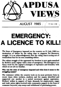 Emergency: a licence to kill!