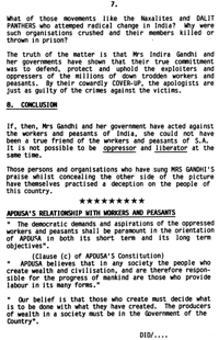 Apdusas relationship with workers and peasan