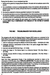 The NSC: troublemaker par excellence