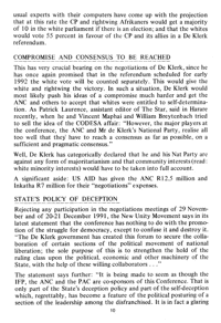 Statess policy of deception
