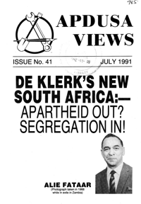Apdusa Views July 1991