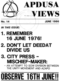 Apdusa Views June 1986