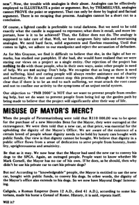 Misuse of mayors Merc?