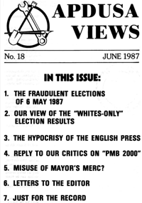 Apdusa Views June 1987
