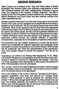 Abusive research