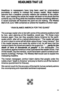 Headlines that lie