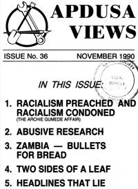 Apdusa Views November 1990