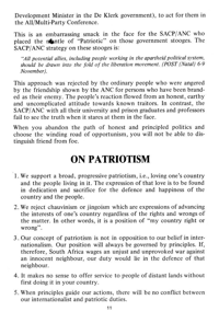 On patriotism