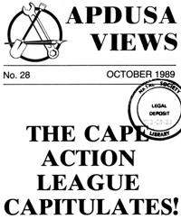 Apdusa Views October 1989