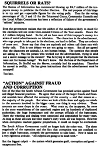 Action against fraud and corruption