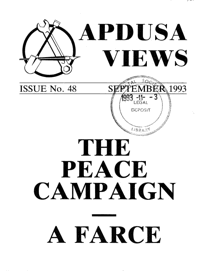 The peace campaign - a farce