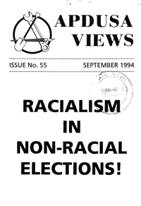 Racialism in non-racial elections!