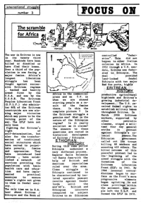 Focus on Eritrea/Ethiopia
