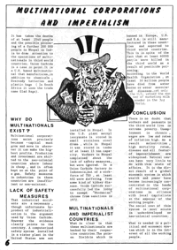 Multinational corporations and imperialism