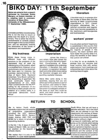 Biko day: 11th September