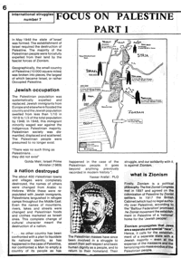 Focus on Palestine