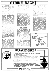Metalworkers demand