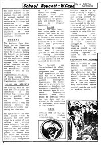 School boycott - Western Cape