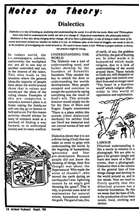 Notes on Theory: Dialectics