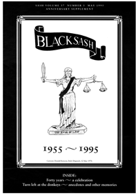 Sash Volume 37 Number 3 May 1995 Anniversary Supplement