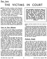 Pass laws: the victims in court