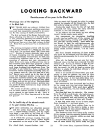 Looking backward: Reminiscences of ten years in the Black Sash