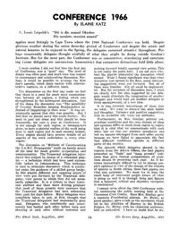 Conference 1966