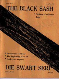 The Black Sash Volume 10 Number 3 August 1966