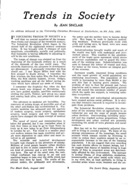 Trends in society: An address delivered to the University Christian Movement at Stutterheim on 9th July 1968