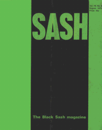The Black Sash Volume 16 Number 6 August 1973