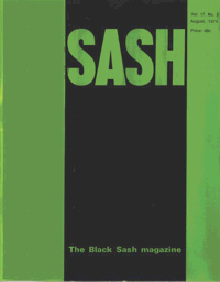 The Black Sash Volume 17 Number 2 August 1974